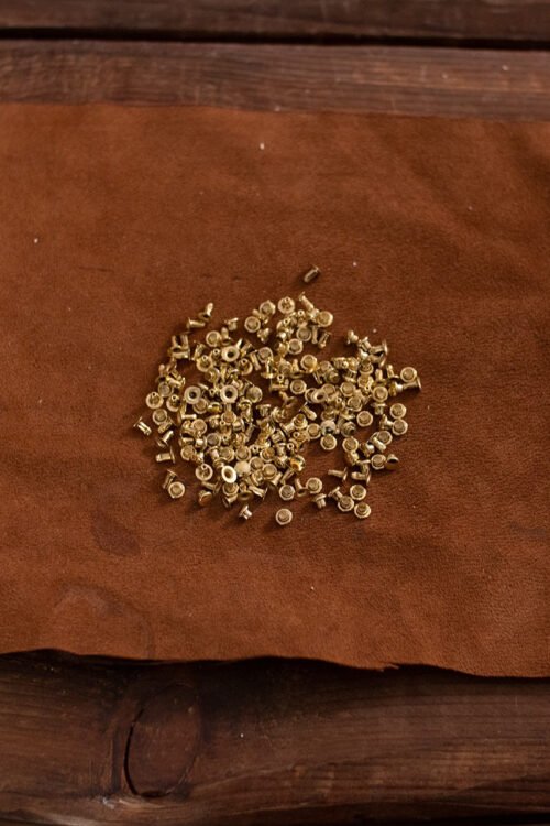 Hollow Rivet KØ4,8 x L5,0 mm Iron/Brass