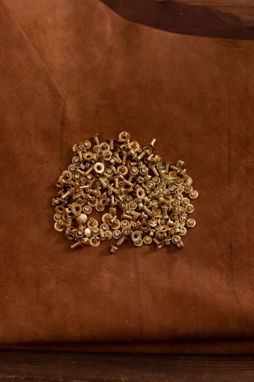Hollow Rivet KØ5,6 x L6,7 mm Iron/Brass