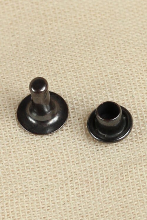 Hollow Rivet Ø6,8 x 7,8 mm Iron/Anthracite