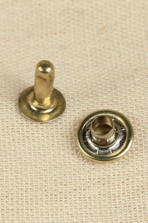 Hollow Rivet Ø9,0 x 8,5 mm Iron/Brass