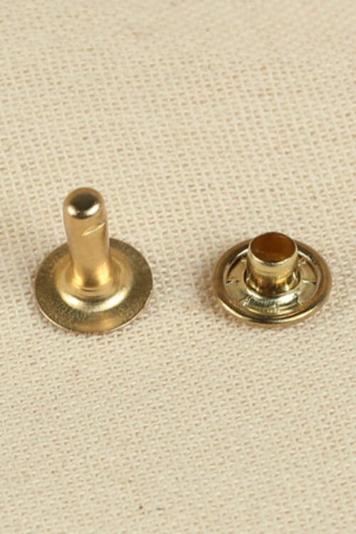 Hollow Rivet Ø9,0 x 10,5 mm Iron/Brass