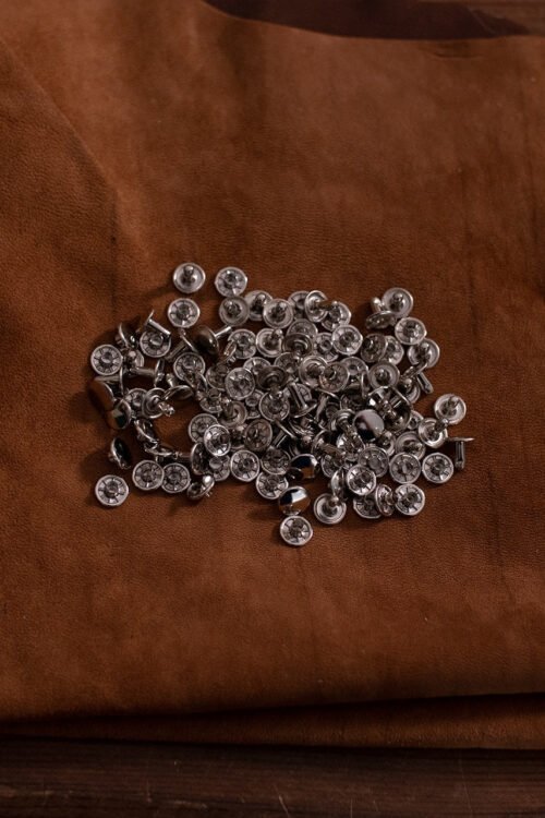 Hollow Rivet KØ7,0 UØ9,2 x L8,2 mm Brass/Nickel