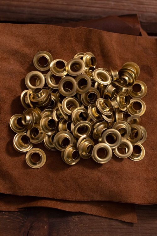 Eyelet Shaft D:10,0 mm; L:4,5 mm; U:18,8 mm Brass