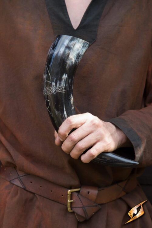 Druid drinking horn 0,5 L with Stand