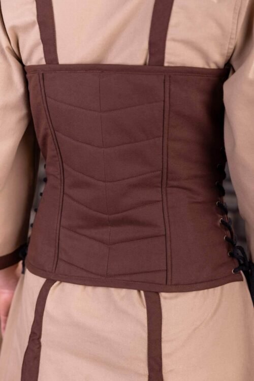 Dungeons & Dragons Female Fighter Padded Top Brown