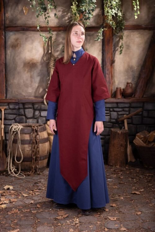 Dungeons & Dragons Female Wizard Upper Dress Bordeaux