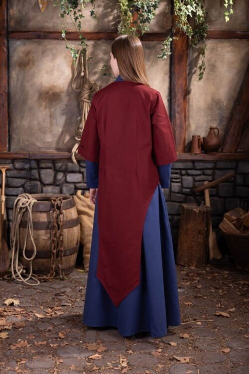 Dungeons & Dragons Female Wizard Upper Dress Bordeaux
