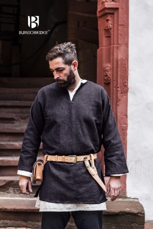 Medieval Tunic Short “Erik“ - Grey