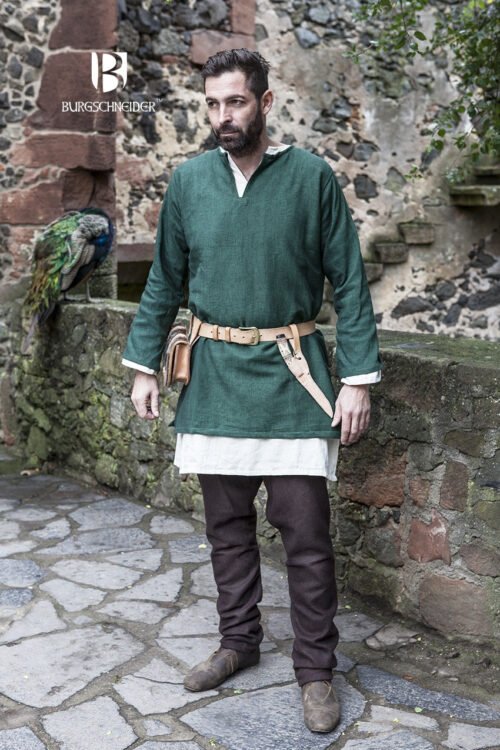 Medieval Tunic Short “Erik“ - Green