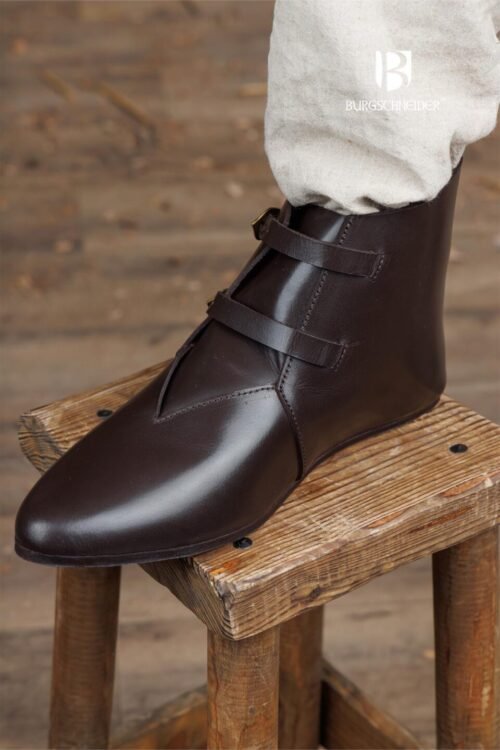 Medieval Half Boots Adelhelm Dark Brown