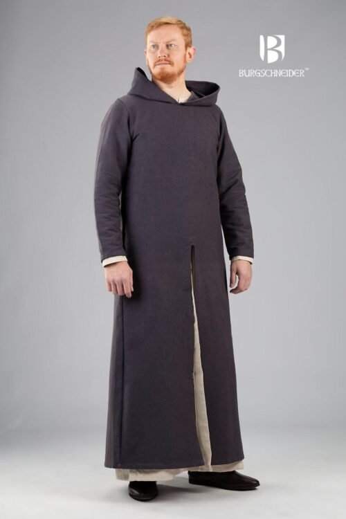 Hooded Long Tunic Renaud Grey