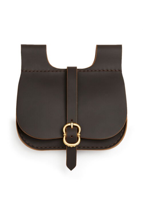 Marsupio medievale in pelle "Udo"