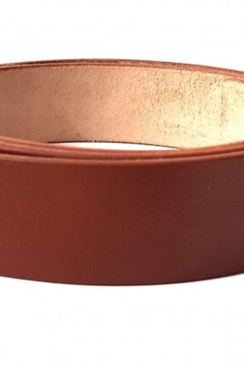 Cintura semilavorata 5000 "Rolf" in pelle robusta - Cognac