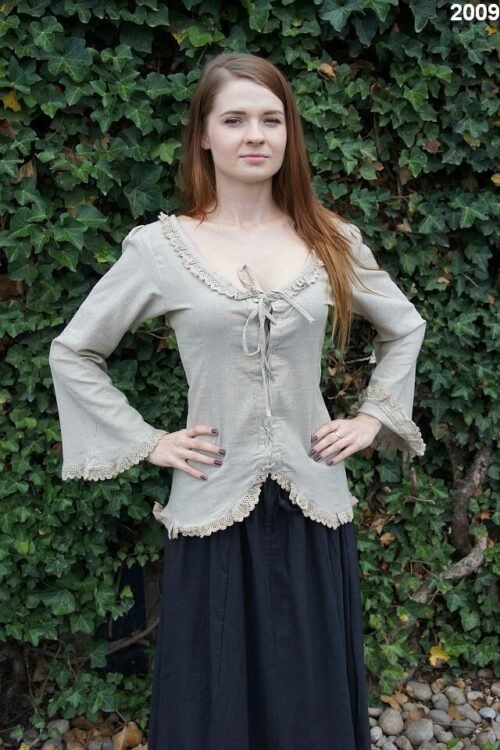 Blusa con pizzo "Grete"