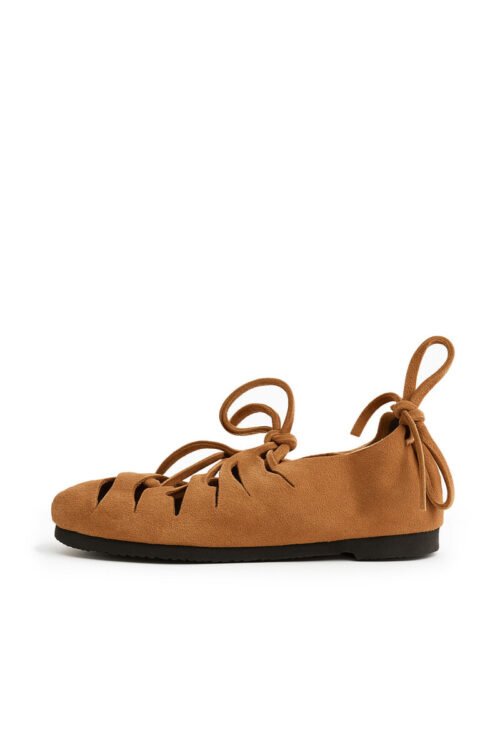 Scarpe medievali in camoscio
