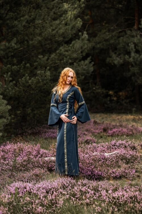 Abito medievale in cotone "Angie"