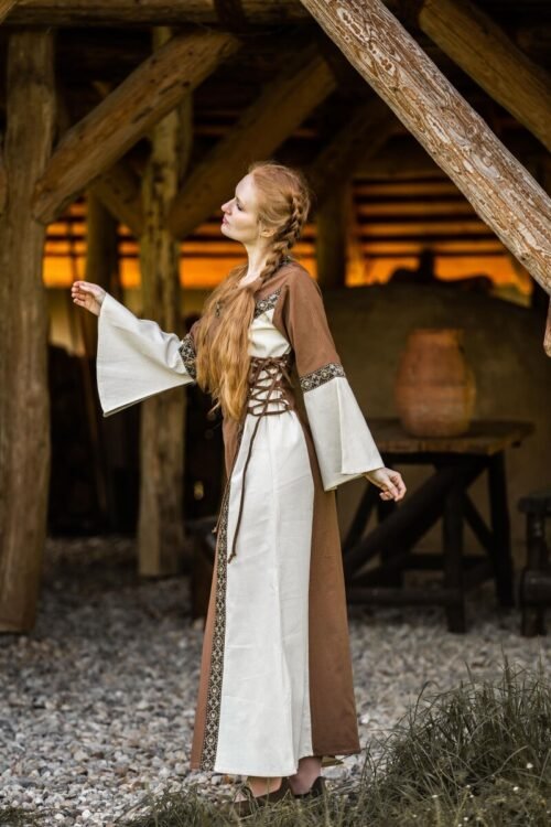 Abito medievale in cotone "Angie"