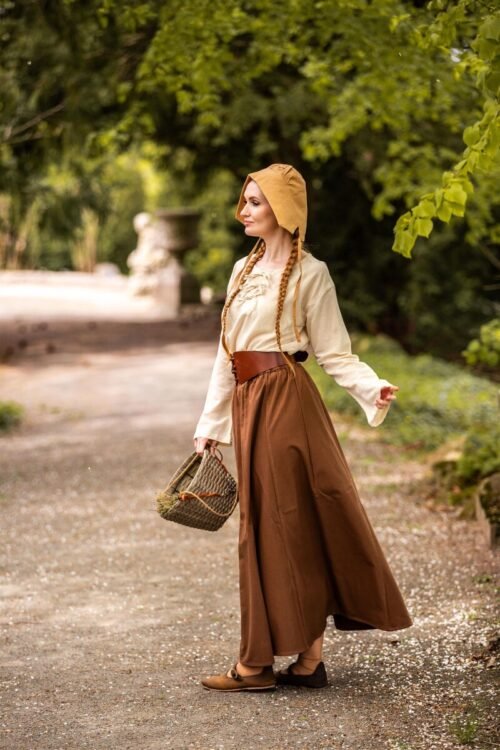 Cuffia medievale "Claire"