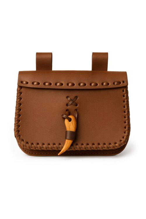Borsa da cintura medievale in pelle "Volmar"