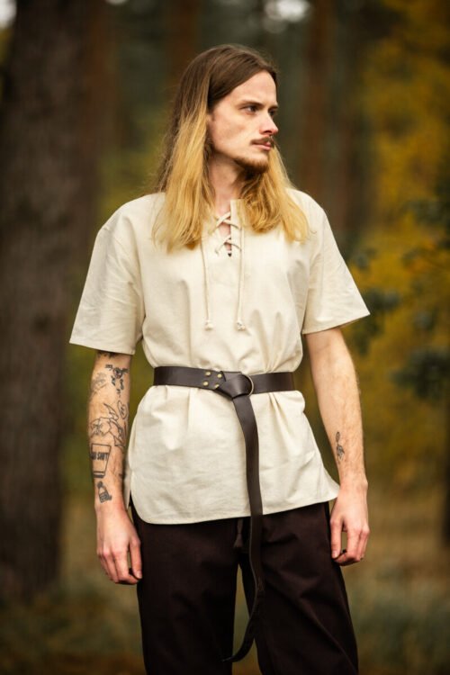 Camicia medievale Erhart — Maniche corte