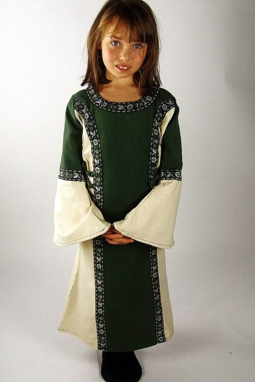 Abito da principessa con bordura "Helena" - XXXS