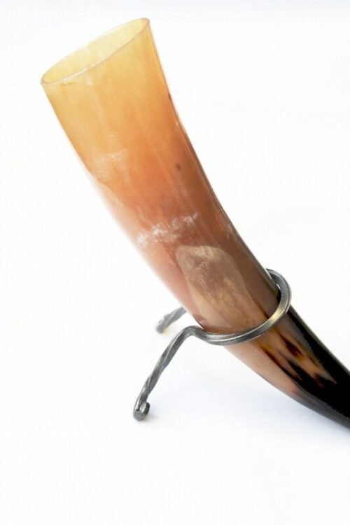 Portacorno ad anello in metallo per corno da 100–300 ml