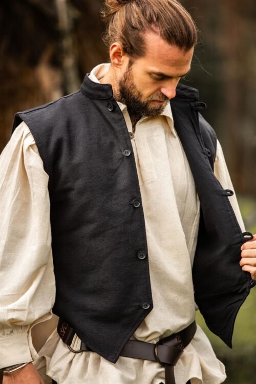 Gilet 'Irvin' in cotone tessuto a mano