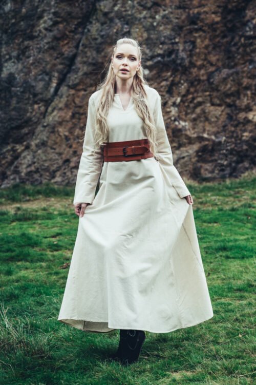 Sottoveste vichinga in cotone "Valdis"