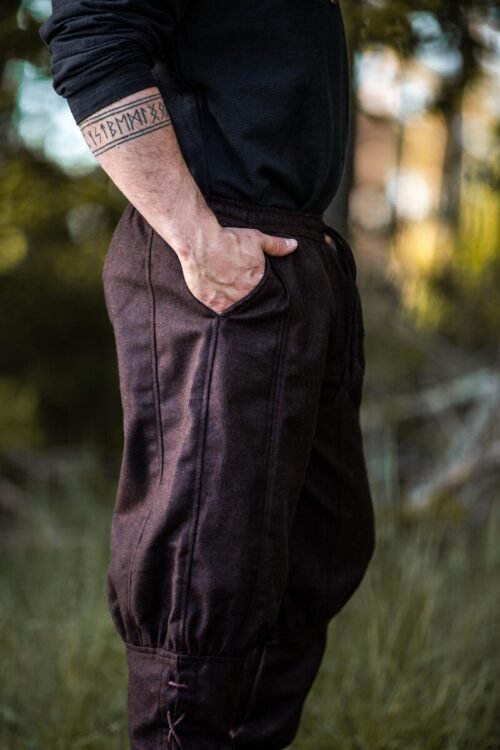 Pantaloni vichinghi in lana "Jorgen"